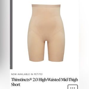 Spanx high waisted short size 1X